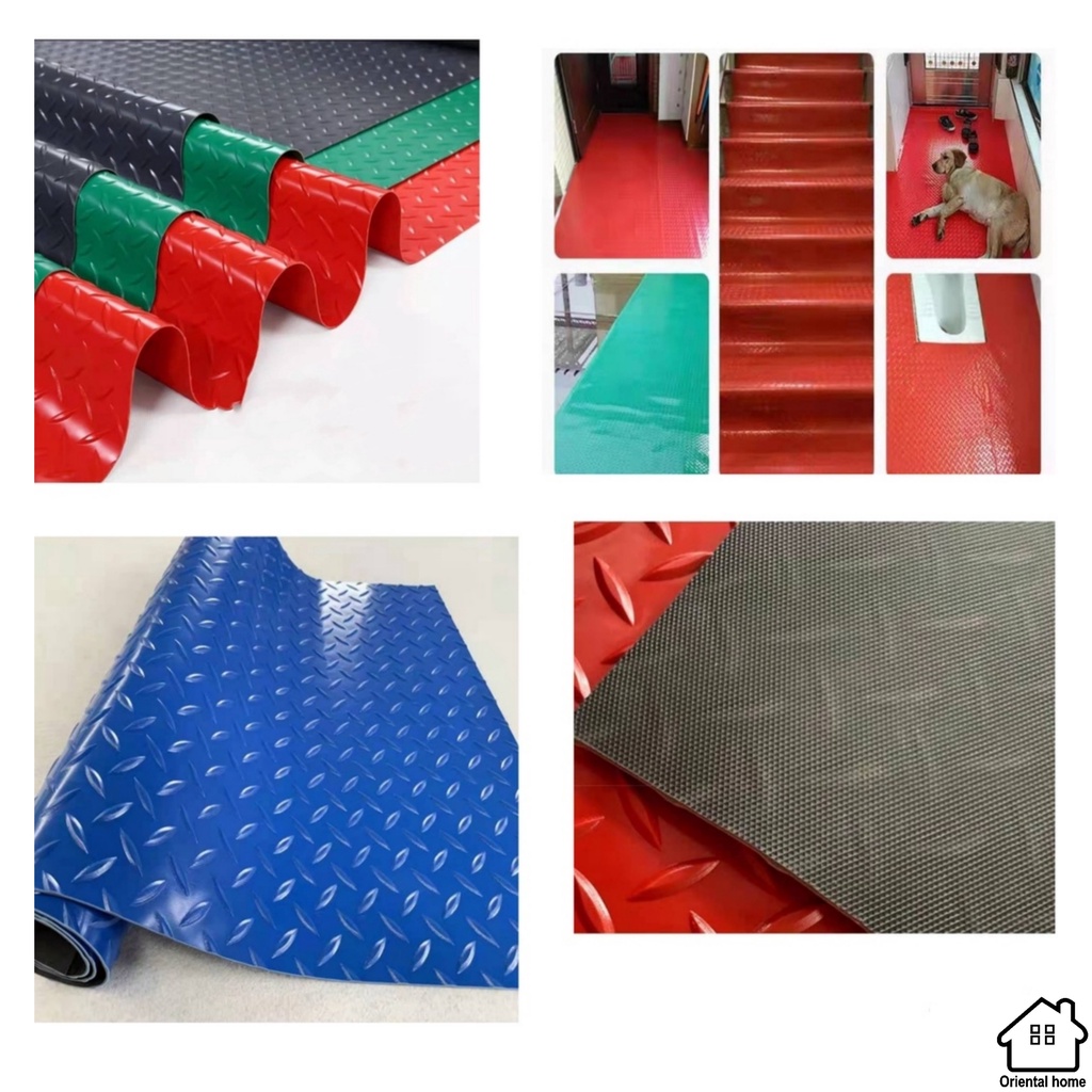 Checker Plate Rubber Matting Flooring Anti Slip Rubber Mat Floor Carpet