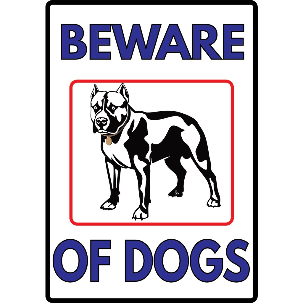 Beware of Dogs Signs Signage For Household and Company Use Safety Signs ...