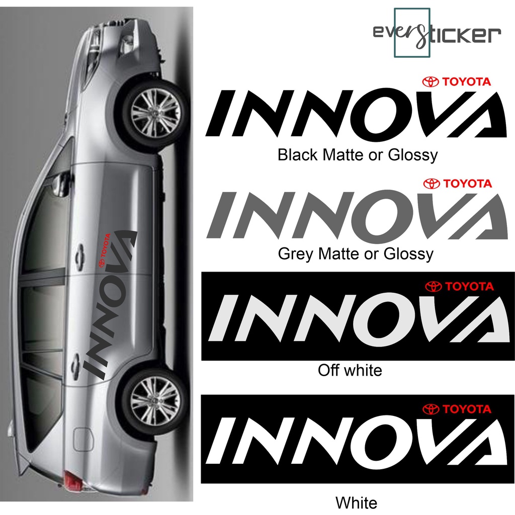 Toyota innova body sticker | Shopee Philippines