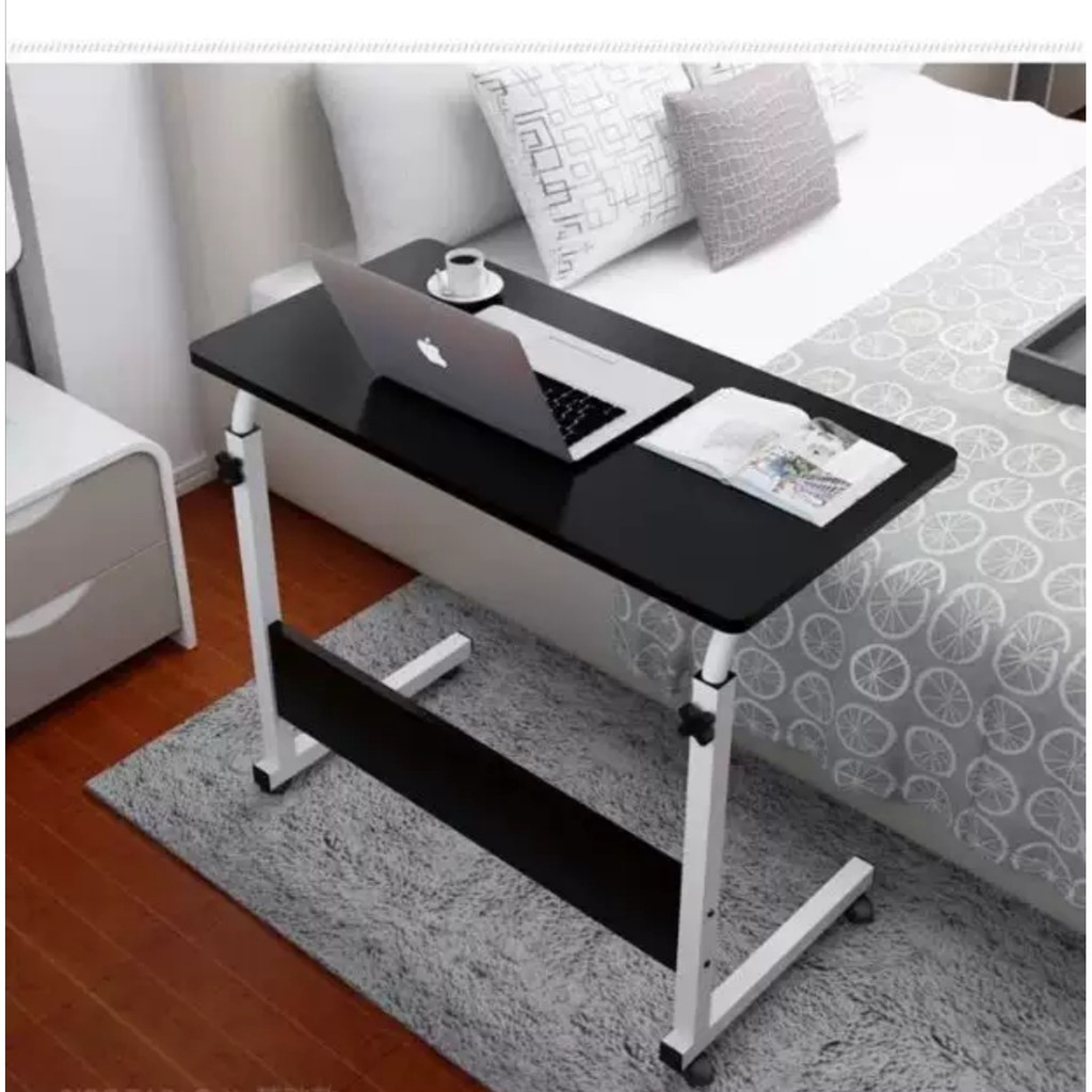 Adjustable Study table Bed Side Table Laptop tray table 【Circle8 ...