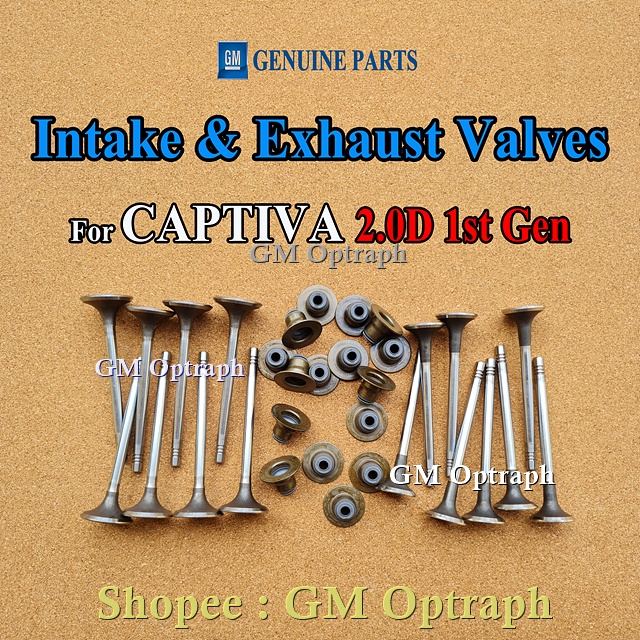CAPTIVA 2.0D 1st Gen Valve seal / Gen Intake & Exhaust Valves