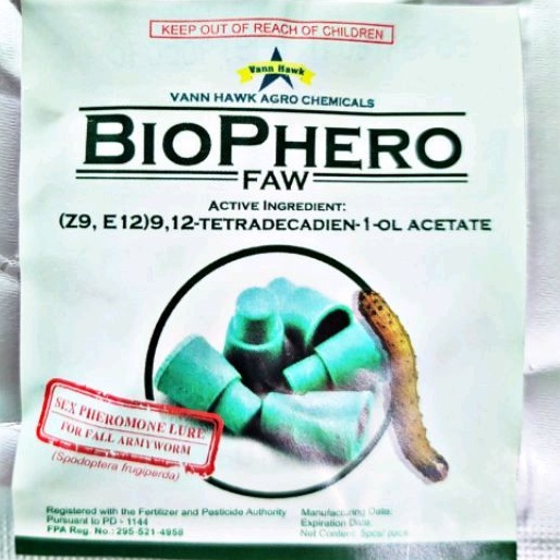 BIOPHERO FAW SEX PHEROMONE LURE FOR FALL ARMYWORM (5 PCS PER PACK) BY ...