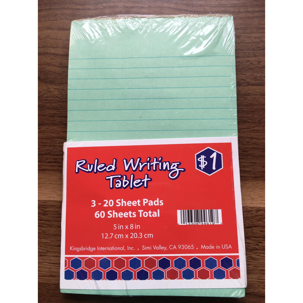 Ruled Writing Tablet Paper Shopee Philippines