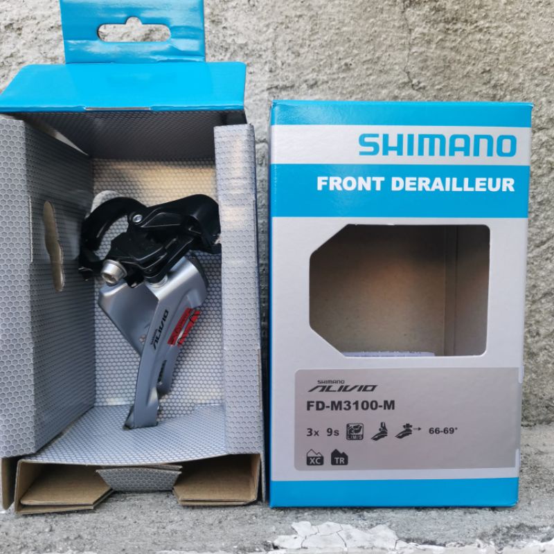 Shimano Alivio FD-M3100/3120-M 2x/3x Clamp Band Mount Side Swing Front ...