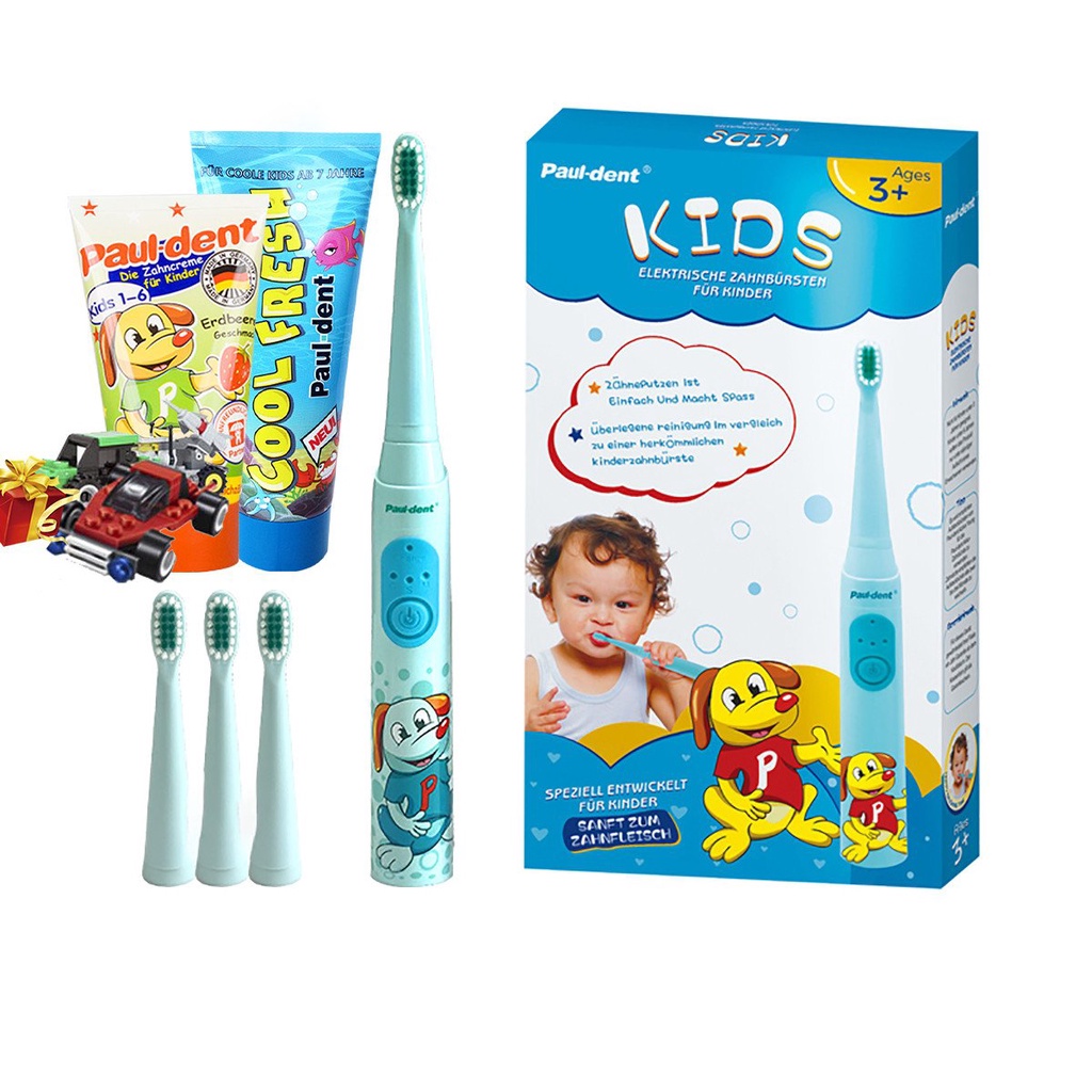 Pauldent Imported Children's Toothbrush Toothpaste Set Fluoride