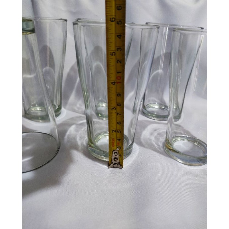 6pcs baso 12oz #GM22 tumbler everyday glass soda juice water milktea ...