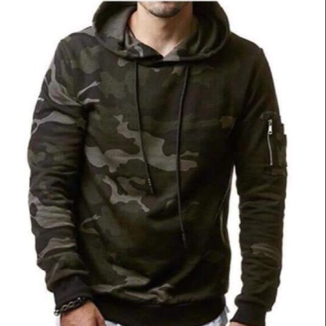 Camouflage shop hoodie jacket