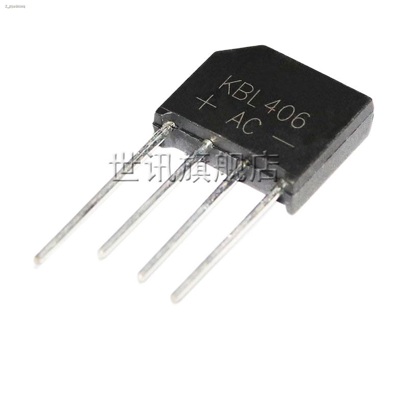 KBL406 rectifier bridge 4A 600V flat bridge 4 feet bridge stack bridge