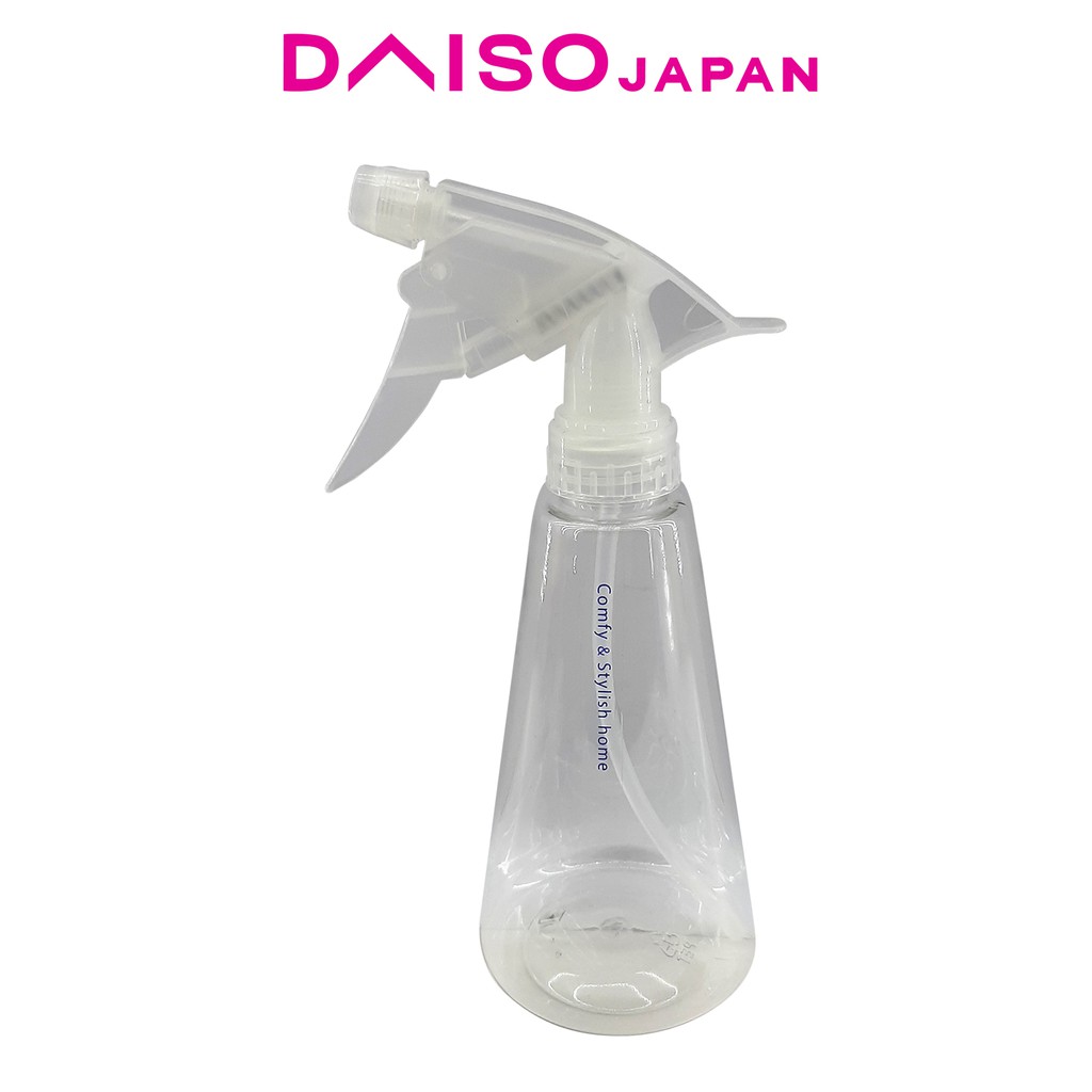 Daiso Reusable Stylish Clear Spray Bottle 350 ml Shopee Philippines