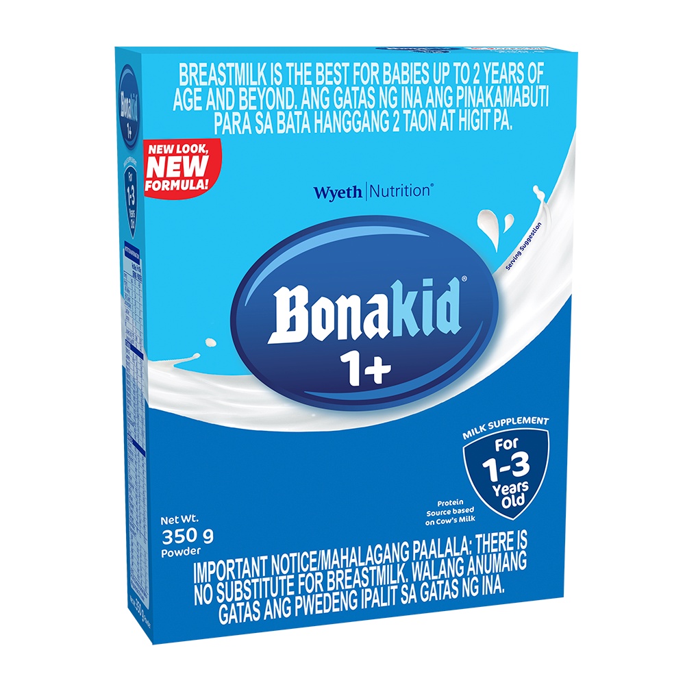 BONAKID 1+ Stage 3 Milk Supplement for 1 to 3 years old 350g Box