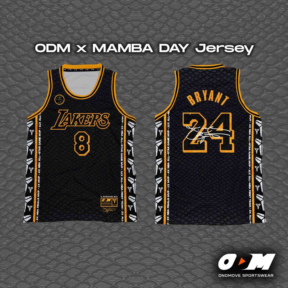 Kobe mamba day store jersey