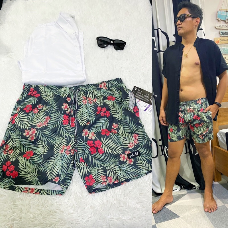 H&m floral shorts mens hotsell