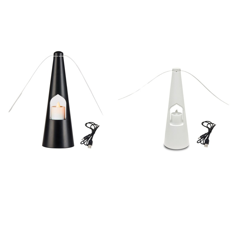 ChemicalFree Table Top Bug Repellent/Deterrent Hanging Fan with Hook + 2 Blades Fly Repellent