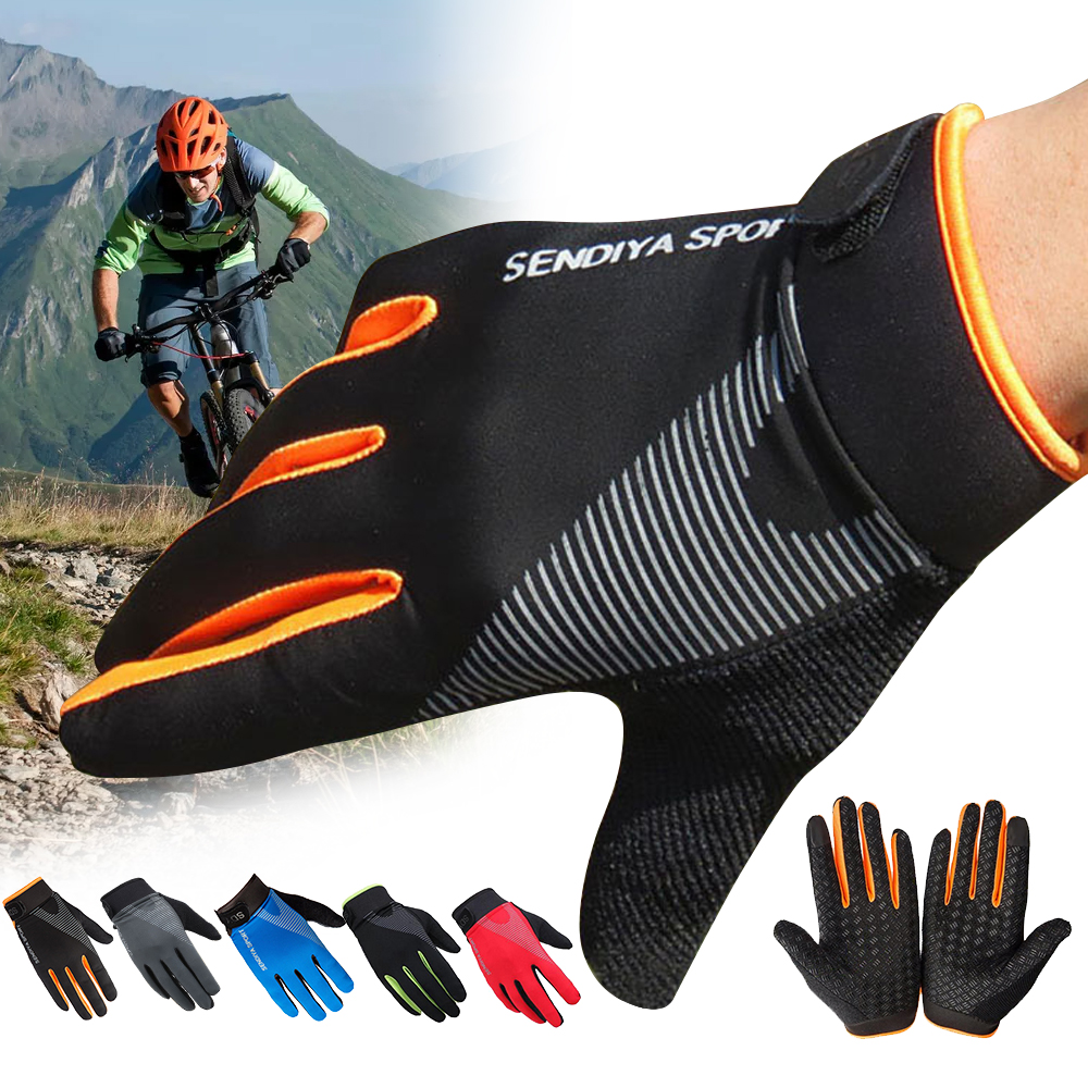 Cycling Gloves Touch Screen Bike Gloves Sport Shockproof MTB Road Full