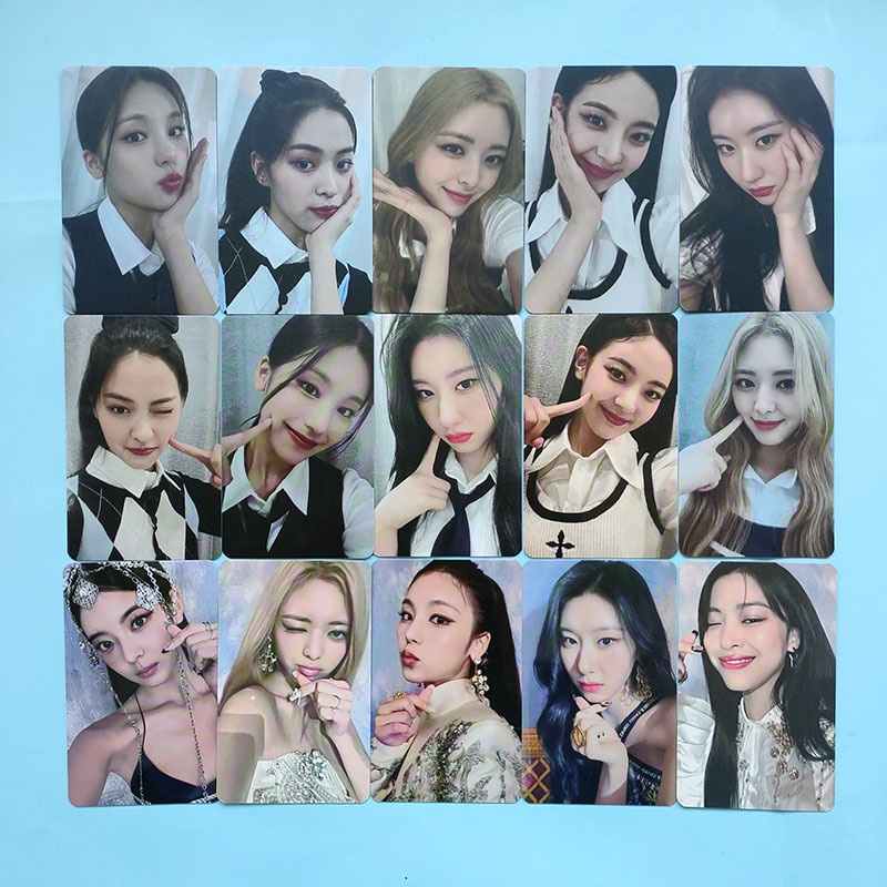 5pcs/set ITZY photocards 2022 CHECKMATE collection card Postcard Small ...