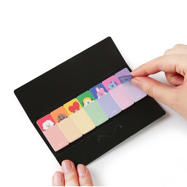 KPOP BTS BT21 Mini Sticky Notes Page Marker Memo Tab Sticker Office ...