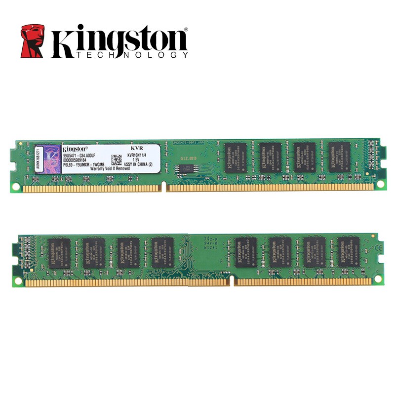 Det er det heldige Barn når som helst Kingston Value Ram 8GB 1600Mhz Ddr3 Desktop Memory | Shopee Philippines