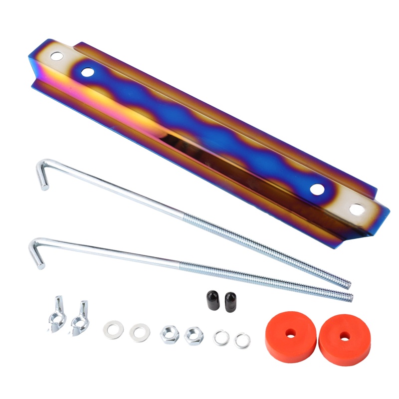 DepartmentUniversal Billet Aluminum Battery Tie Down Bracket J Hook Battery Hold Down Bolts