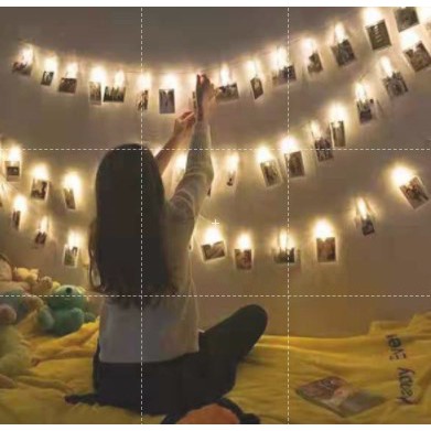 10/20/30 LED Card Photo Clip String Lights Christmas Party AAA battery ...