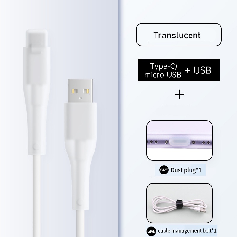 Data Cable Protector Cord Sleeve For for Android Type C USB/ Both Ends
