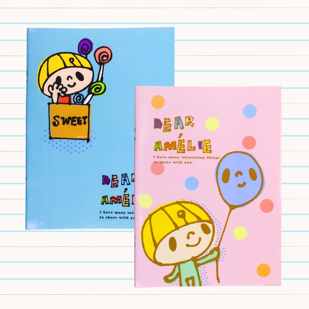 A4 Cute Little Boy Notebook Cartoon Image Exercise Book Stationery