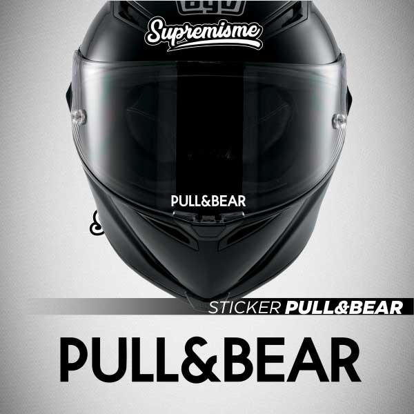 Pull & Bear Helmet Visor Stickers / Pull&Bear Stickers / Rainbow Pull ...