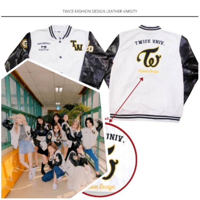 Twice Kpop University Jacket / Twice Kpop Jacket / Twice University Jacket