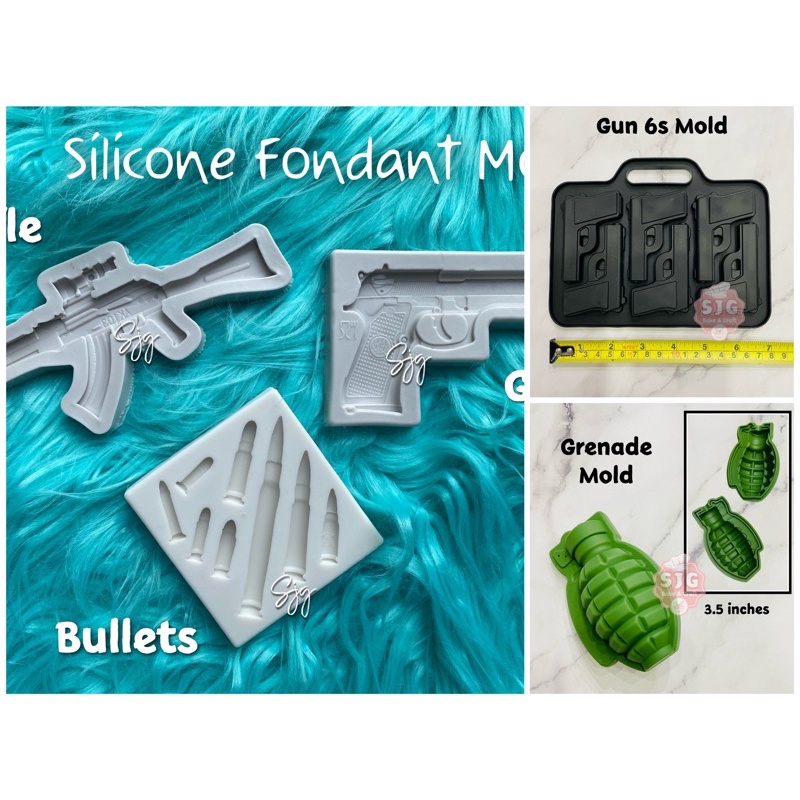 Gun shop cake mold