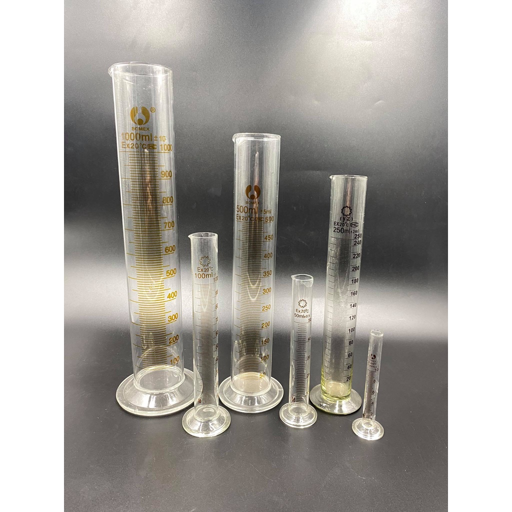 GRADUATED CYLINDER GLASS (AVAILABLE IN 1L, 500ML, 250ML) Shopee