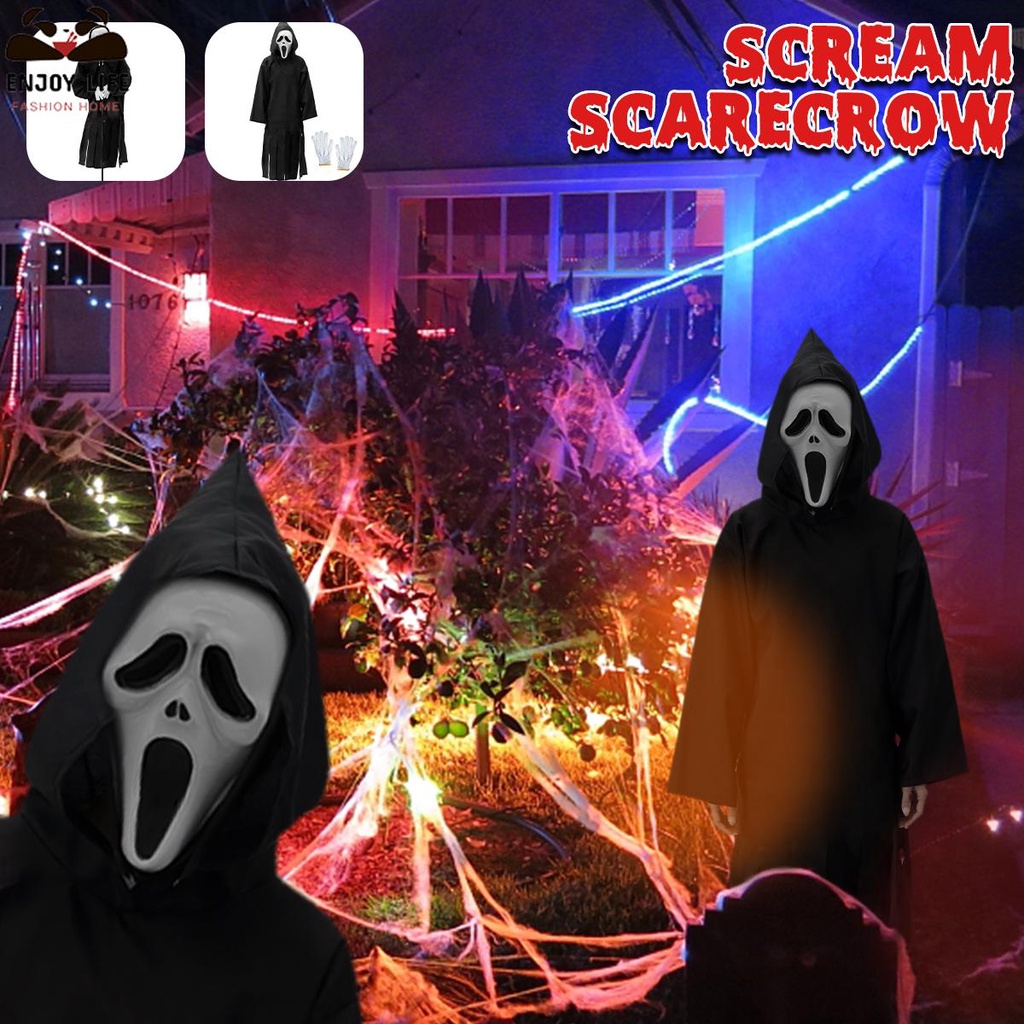Scream Scarecrow Create a Horror Atmosphere Scary Ghost Scarecrow ...