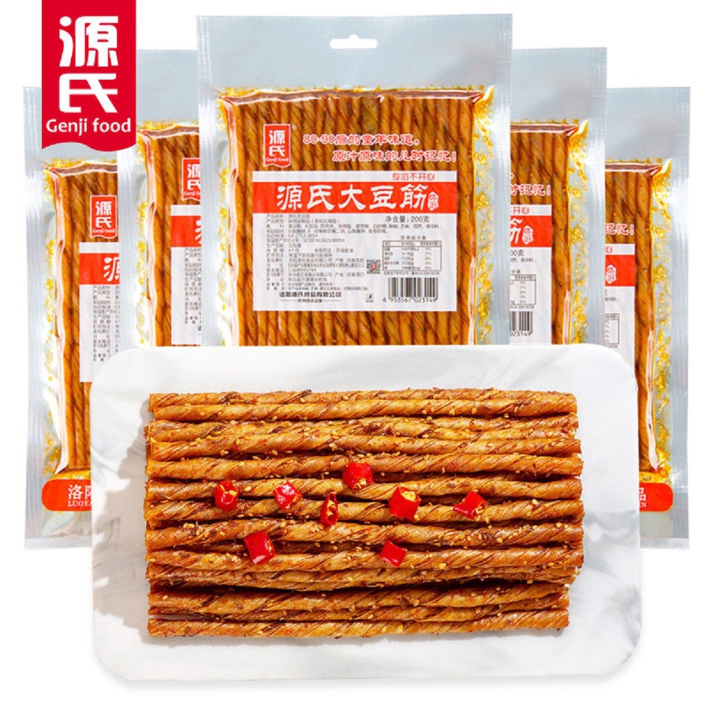 Genji Soybean Tendon OldFashioned Spicy Gluten Sticks Dried Bean
