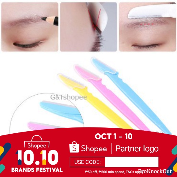 3in1 Eyebrow Razor Eyebrow Makeup Toolsuperstore888 Shopee Philippines