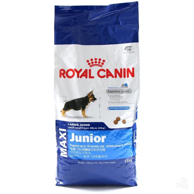 Royal canin maxi junior hot sale 15kg