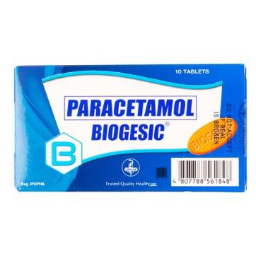 Paracetamol Biogesic 500mg x 10 Tablets | Shopee Philippines