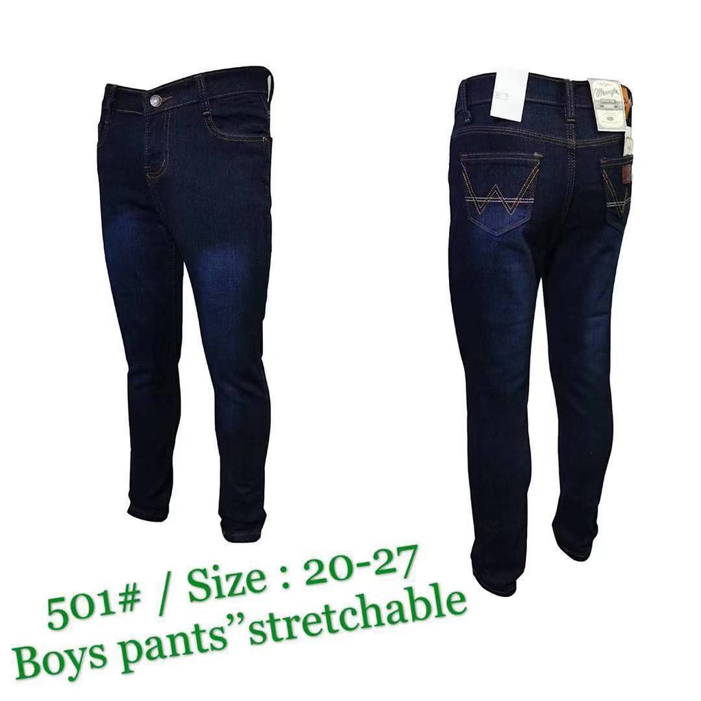 COD 501# wrangle jeans kids 4-15 yrs old stretch skinny denim pants for ...