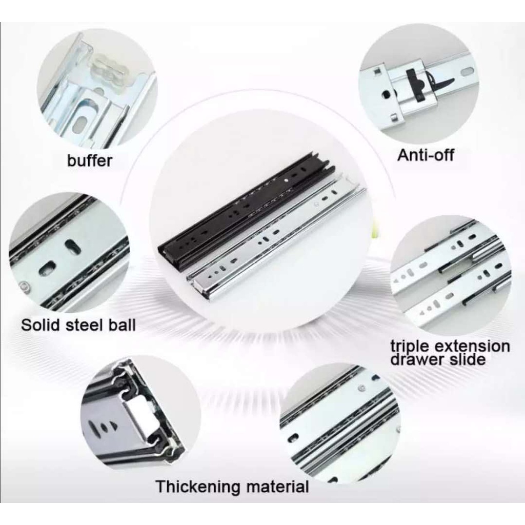 JYB Tools Drawer Slide Guide for Cabinet (1pair|) | Shopee Philippines