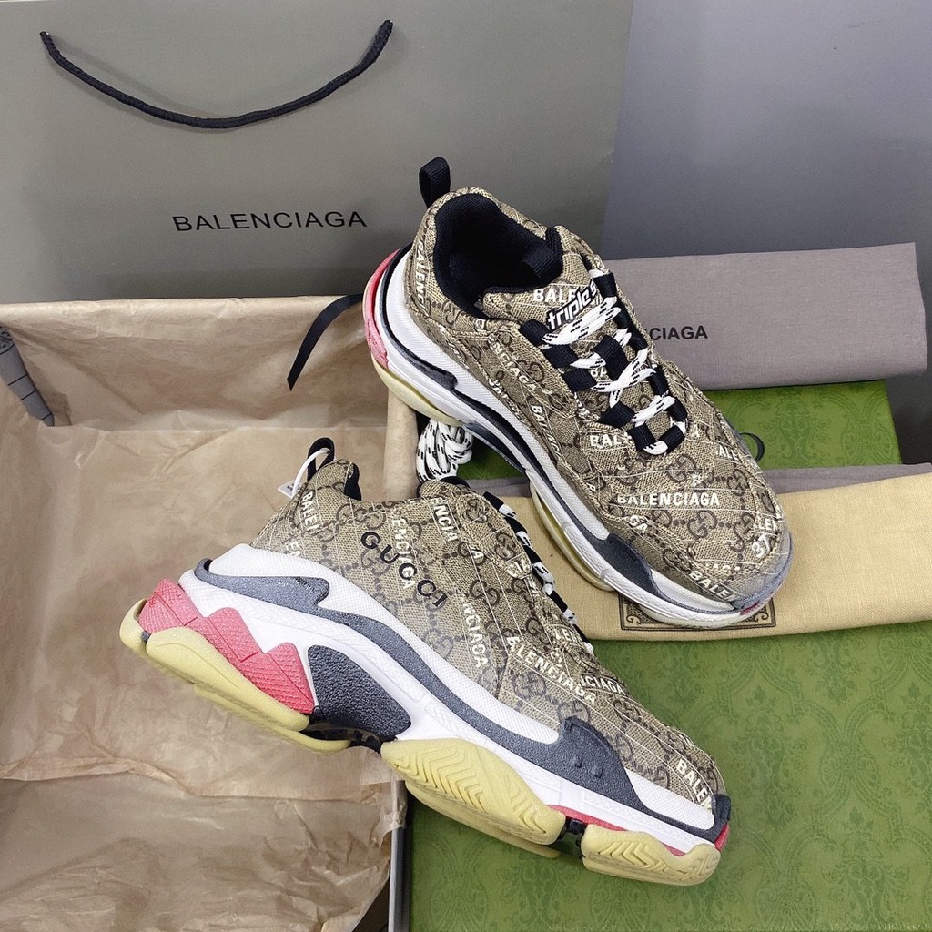 Top quality balenciaga Triple S sneaker sport shoe for men women