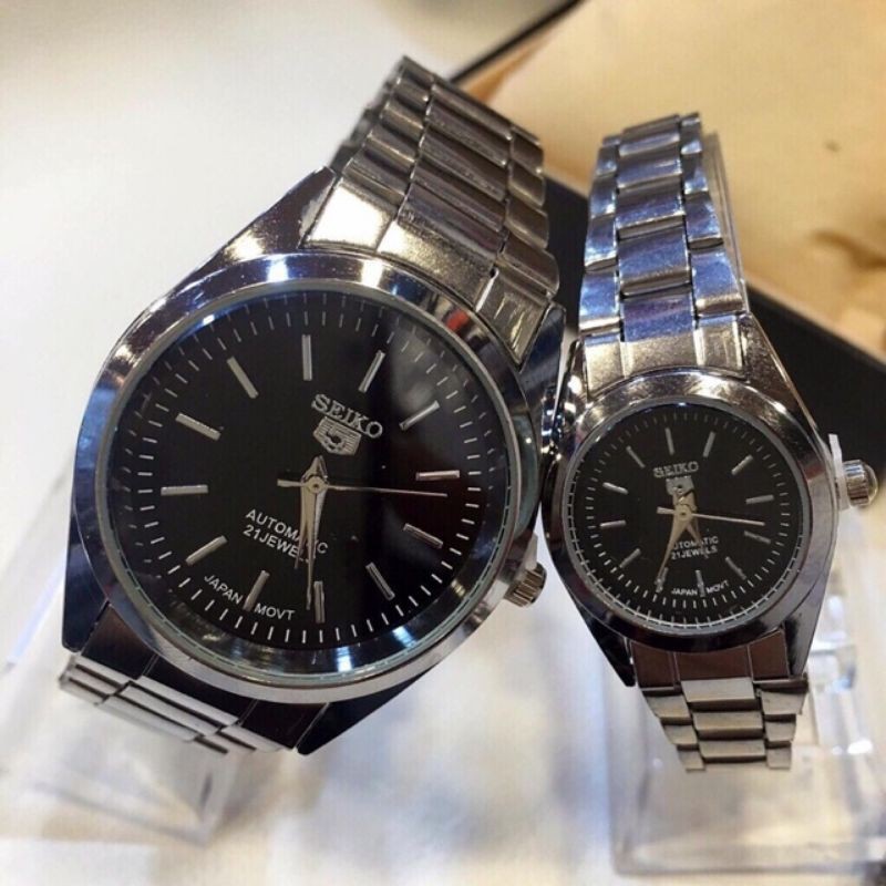 Seiko 5 outlet couple watch