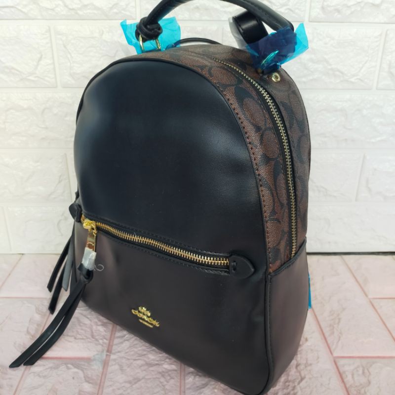 Coach black jordyn backpack hot sale