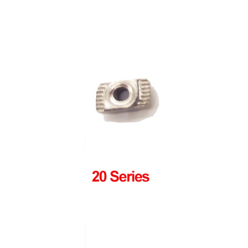 M3 M4 M5 Drop-in Tee T-Nuts For 2020 T-Slot Aluminum Extrusion | 3D Printer Hammer Nuts (10-Pack)
