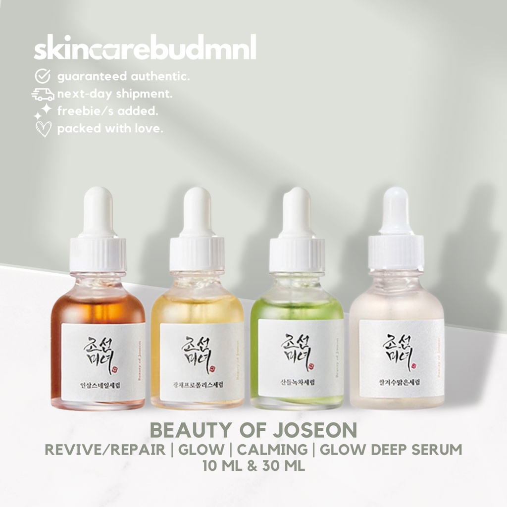 Beauty of Joseon Serums (Calming Glow Revive Glow Deep Revive) 30ml 10ml by
