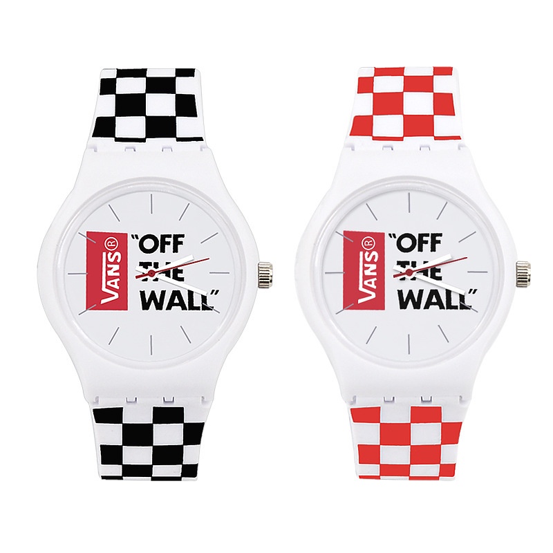 CZ Vans sports Silicone Watch Fashion Gift Unisex Casual Couple Quartz Watch Shopee Philippines
