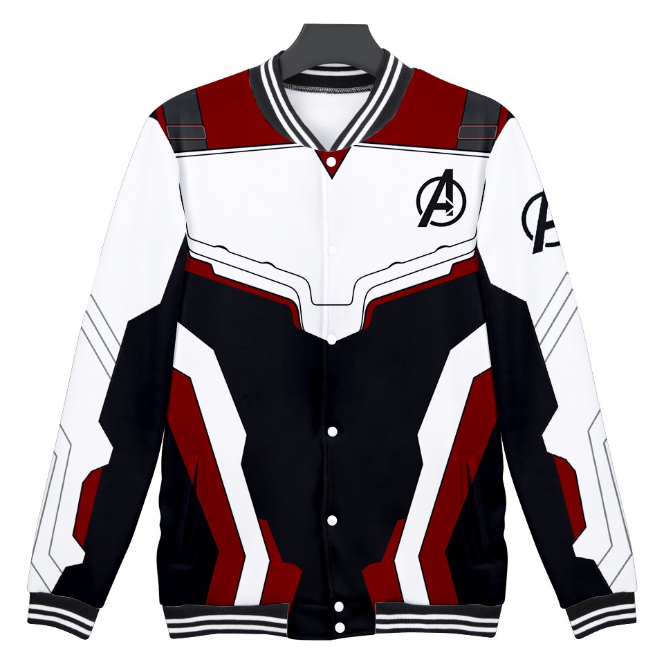 2019 Avengers Endgame Marvel Hoodies Men Baseball Uniform Shopee