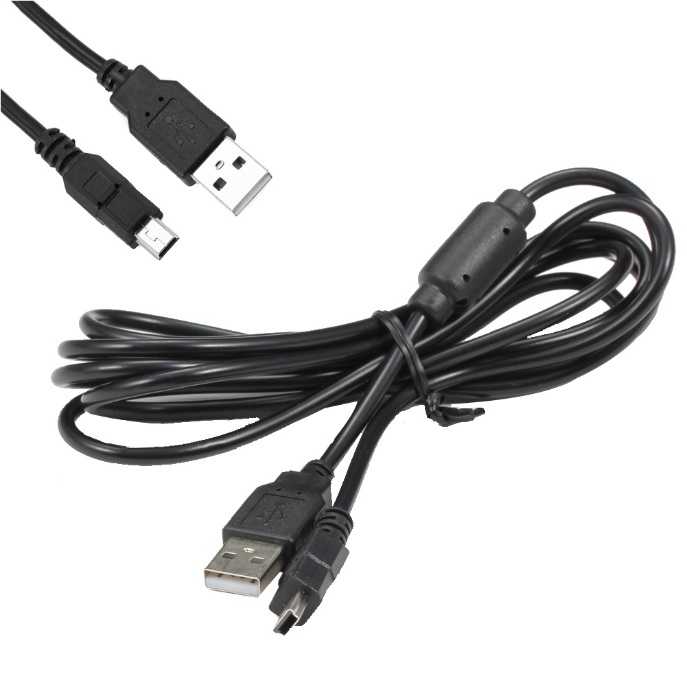 1.8m/5.9ft USB Charge Cable Cord Wire For Sony Playstation3 PS3 Game