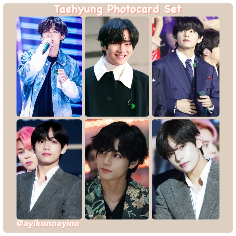 [Fanmade] Taehyung Photocard Set | Shopee Philippines