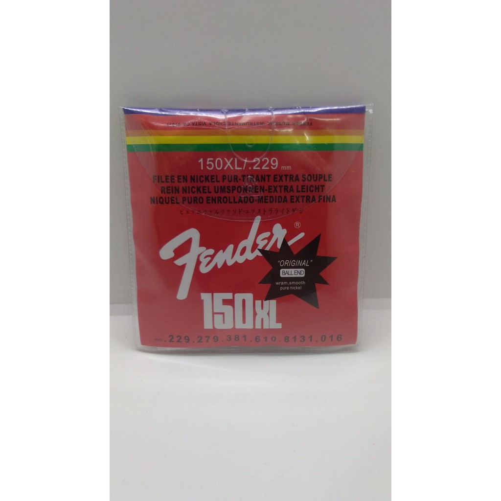 Fender Electric Guitar String set 150XL .229 .279 .381 .610 .8131