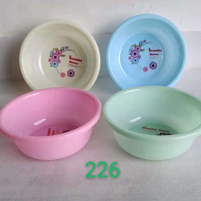 226F Wash Basin Plastic MultiPurpose Wash Basin Bathroom Sink Basin and Portable Laundry Basin