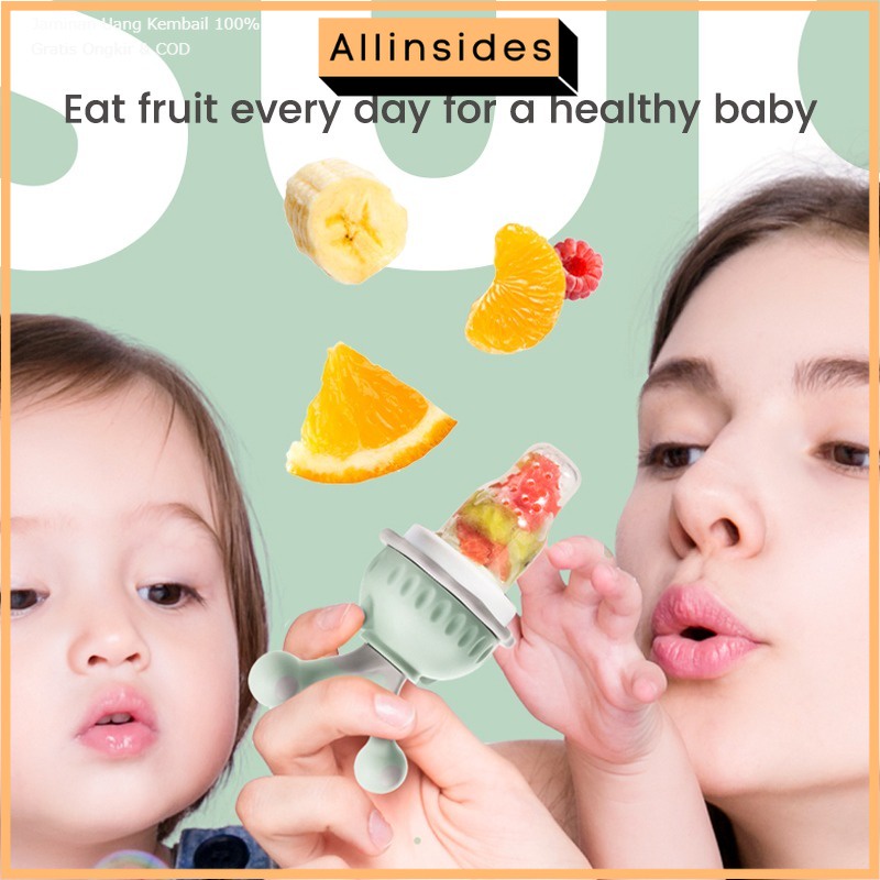 Allinsides Rotating Fruit Pacifier 5m+ Old Baby Fresh Food Nibbler ...