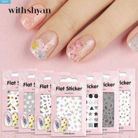 Nail Flat Sticker (1 pad) | Shopee Philippines