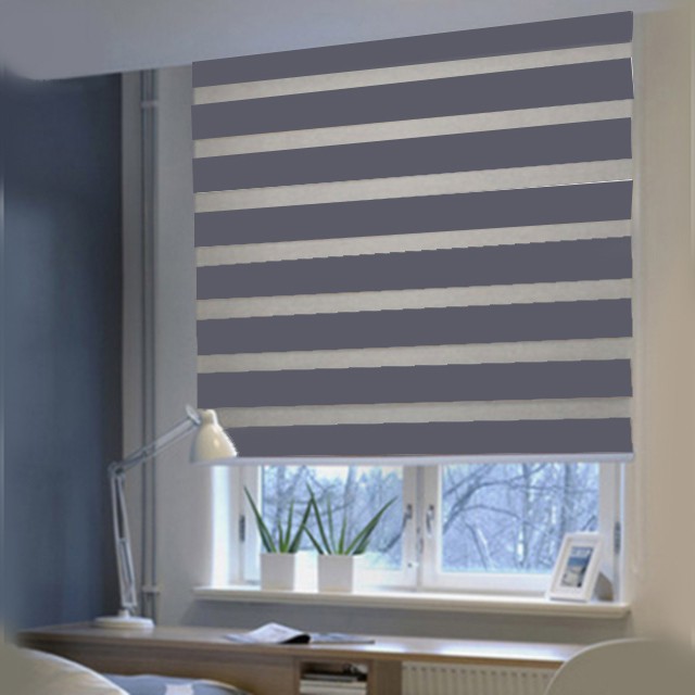 I Home Venetians Duo Roller Blinds 60 / 80 / 100 / 120 /150 / Cm Window ...